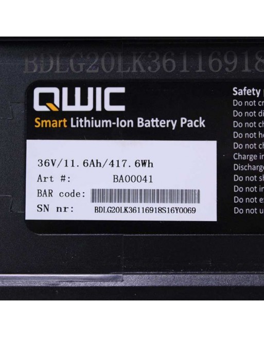Babboe Battery QWIC 500 Wh
