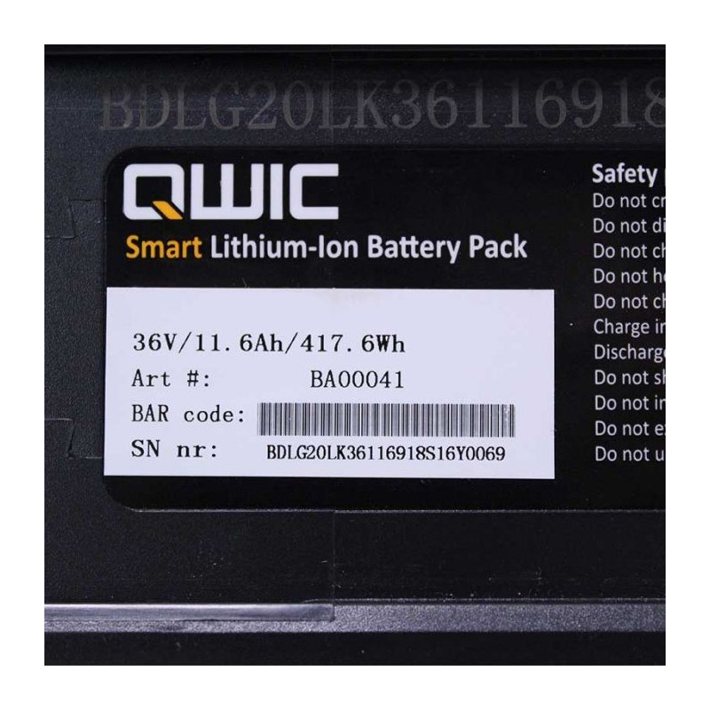 Babboe Battery QWIC 500 Wh