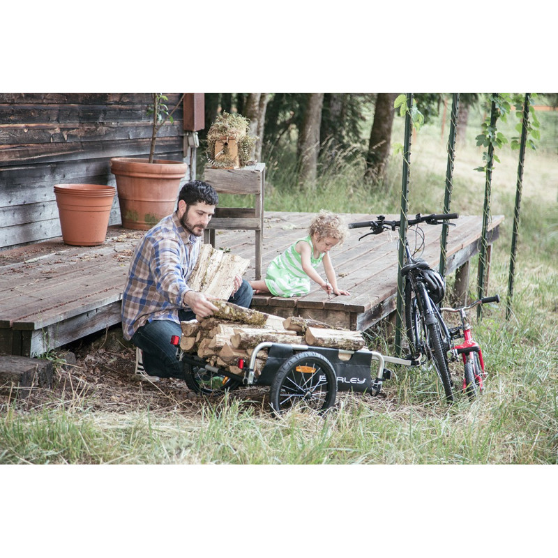 Burley Flatbed cargo bike trailer