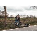 Burley Flatbed cargo bike trailer