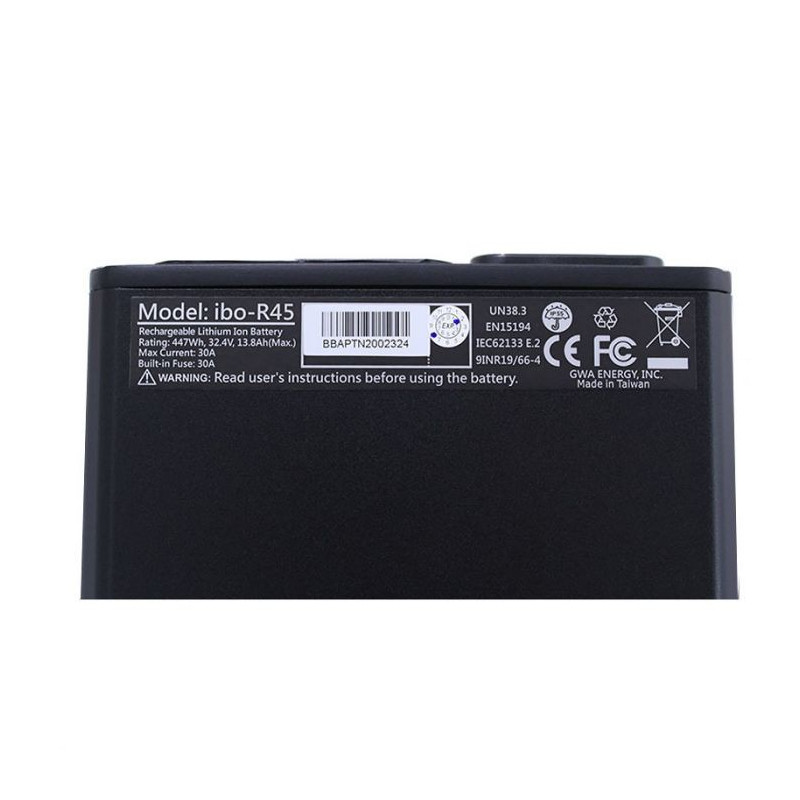 Babboe accu R45 36V - 450 Wh