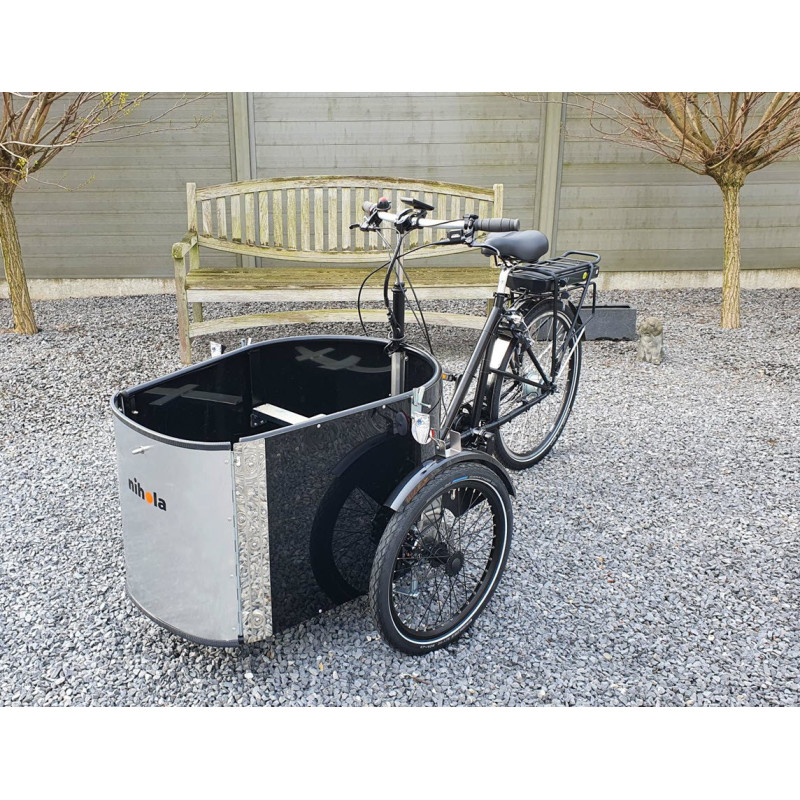 Nihola Rehab bakfiets voor gehandicapt elektrisch