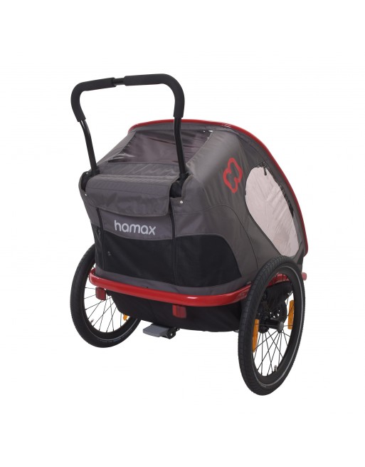 Remorque à vélo Hamax Outback 2 avec suspension