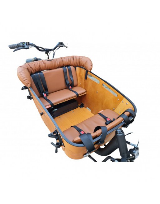 Cargo bike pillow for all two-wheel cargo bikes