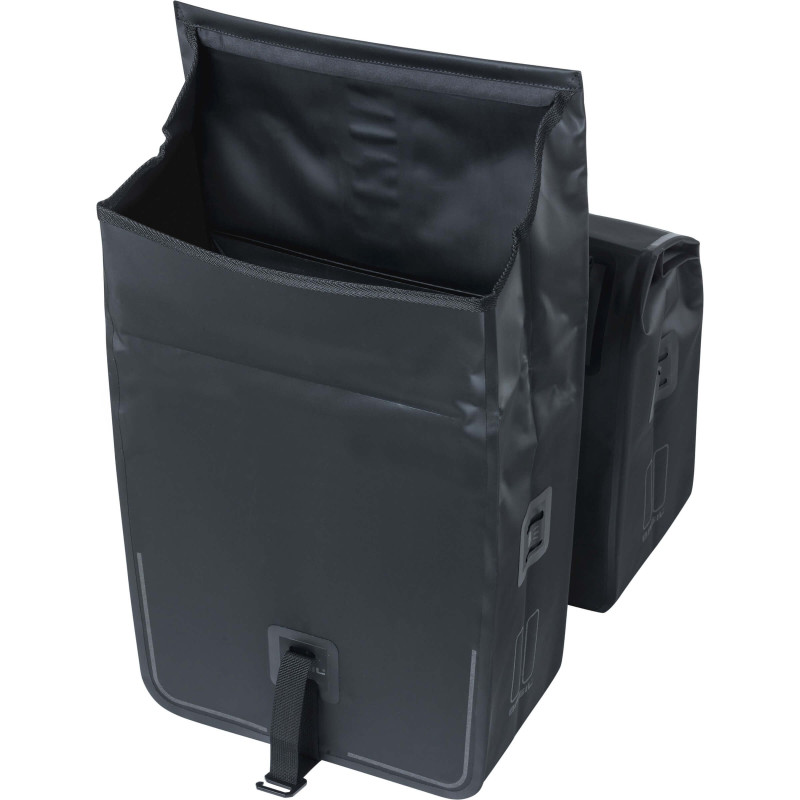 Bakfiets fietstas dubbel Urban dry black 50L