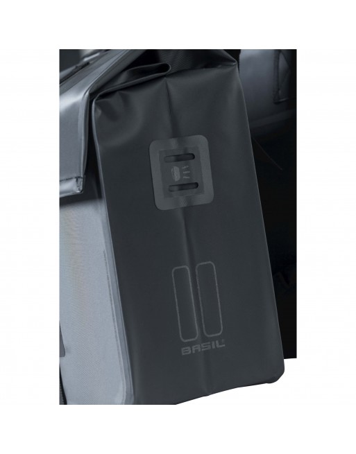 Sacoche vélo cargo double Urban dry noir 50L