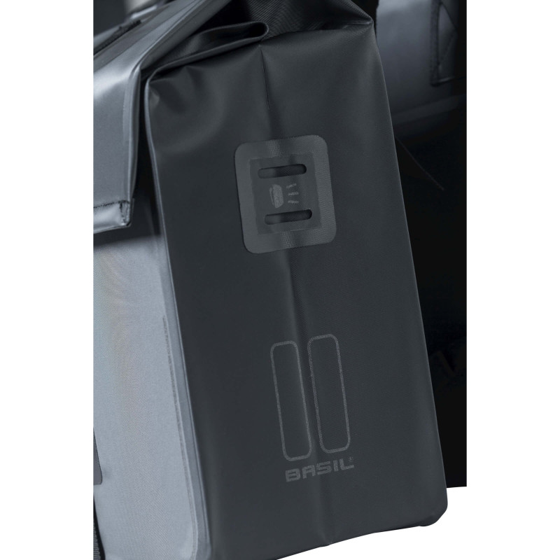 Sacoche vélo cargo double Urban dry noir 50L