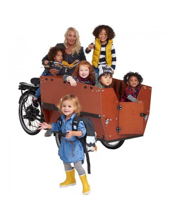 Vélo cargo Babboe Max-E pour 6 enfants