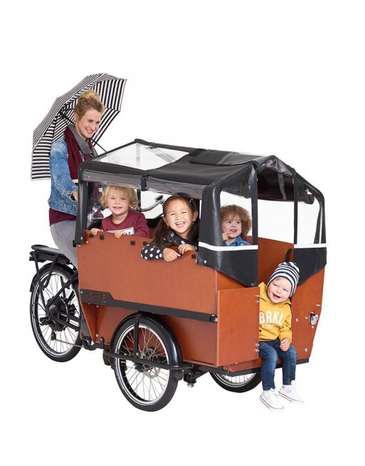 Babboe Max-E Lastenrad für 6 Kinder