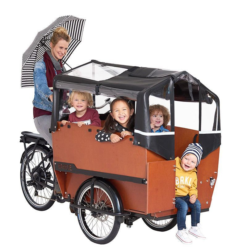 Babboe Max-E bakfiets voor 6 kinderen