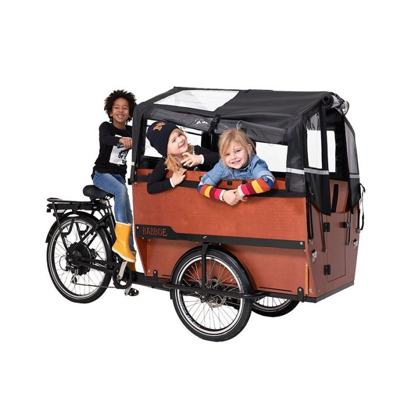 Babboe Max regentent zwart