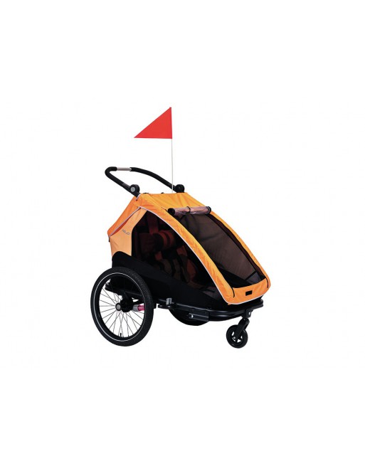 Remorque vélo XLC DuoS BS-C10 Orange