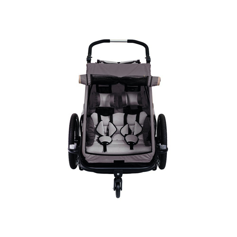 Fahrradanhänger XLC DuoS BS-C10 Grau