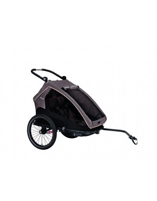 Remorque vélo XLC DuoS BS-C10 Gris