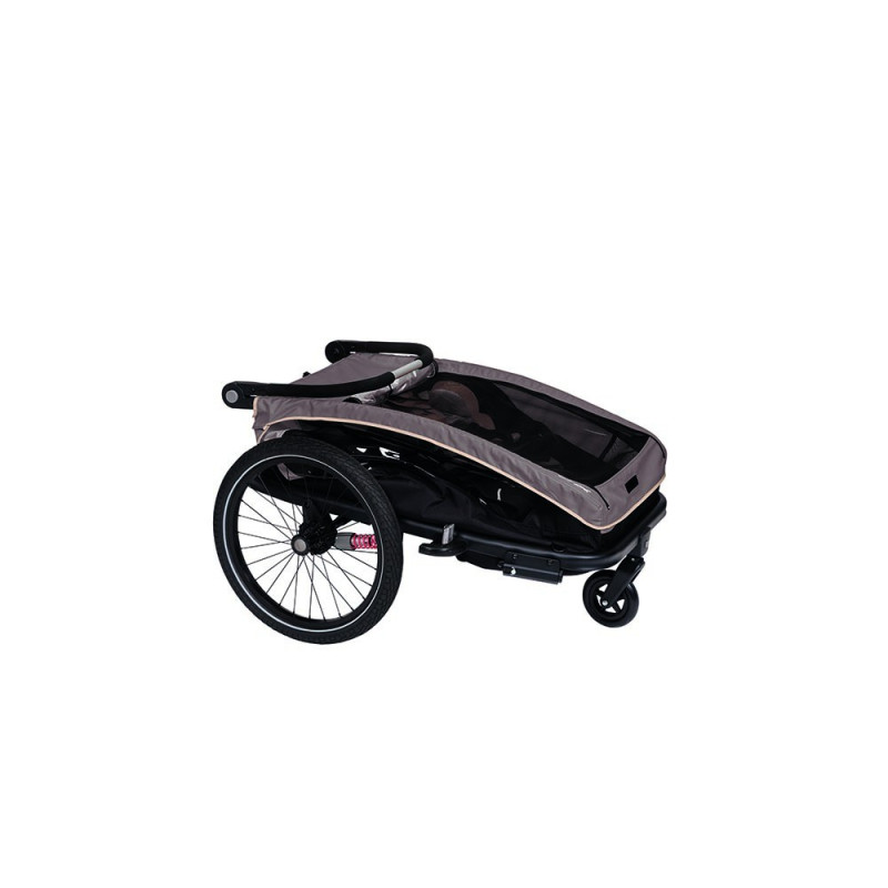 Bicycle trailer XLC DuoS BS-C10 Gray