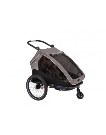 Fahrradanhänger XLC DuoS BS-C10 Grau