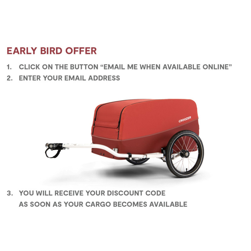 Croozer Cargo Tuure, Lava Red