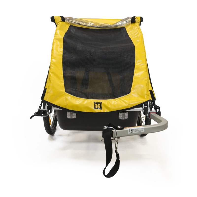 Remorque de vélo Rental Burley Cub Jaune