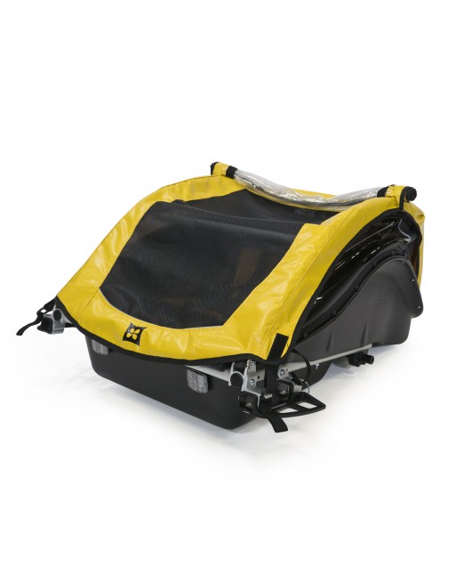 Remorque de vélo Rental Burley Cub Jaune
