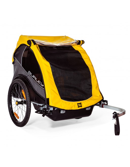 Remorque de vélo Rental Burley Cub Jaune