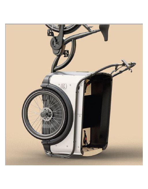 Vélo cargo électrique KidsCab Royal Deluxe 3