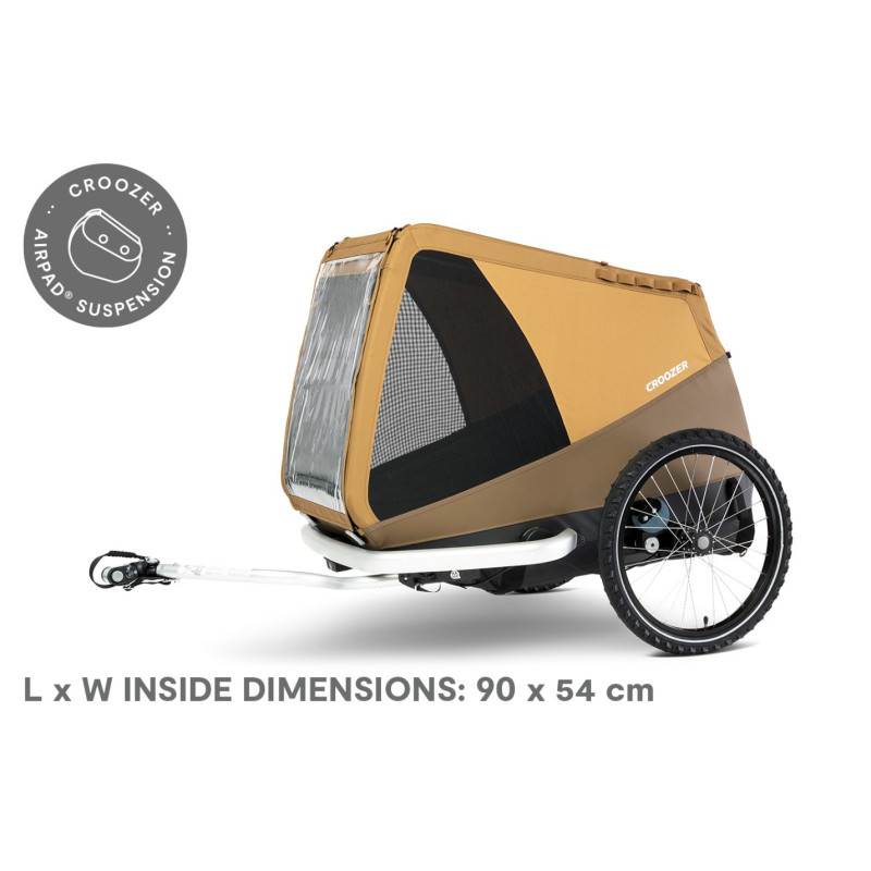 Croozer Dog XL Mikke Hundeanhänger – Mit Croozer AirPad® Federung