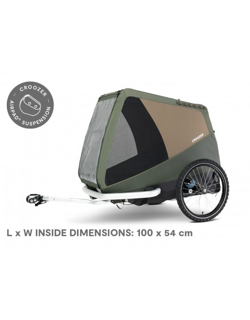 Croozer Dog XXL Tammo Dog Bike Trailer – With Croozer AirPad® Suspension