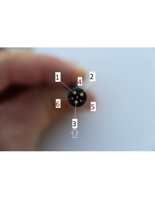 Troy controller voor motorkabel met 6 Pin