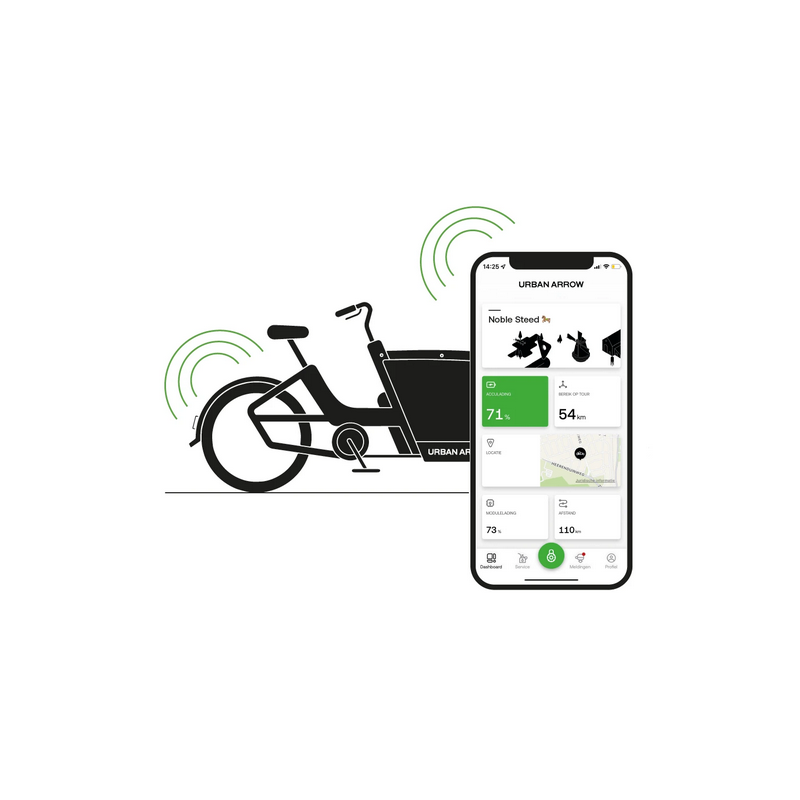 Urban Arrow Module GPS connecté Active Plus Line et Performance Line