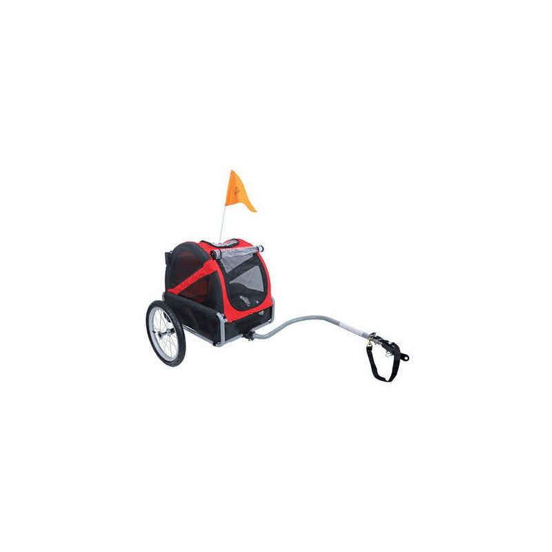 Doggyride mini dog bike trailer red