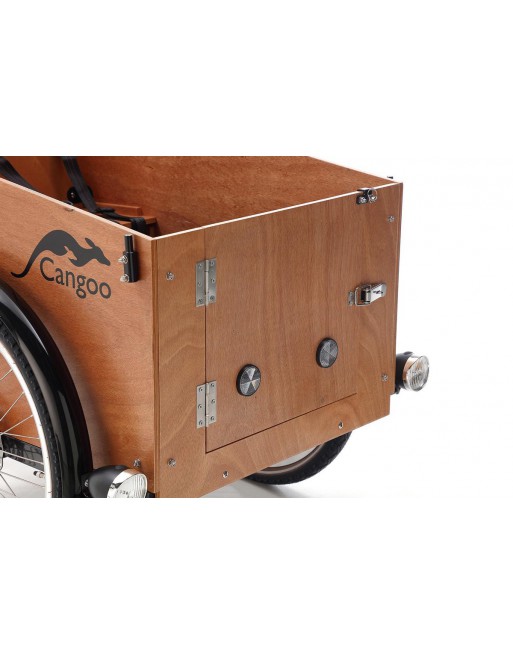 Vélo cargo électrique Cangoo Easy avec porte