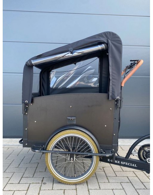 Rain tent for Veloci cargo bike