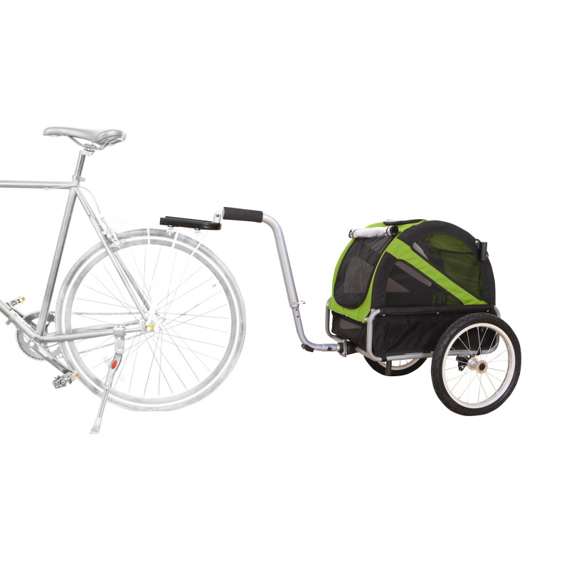 Doggyride mini remorque vélo pour chien vert