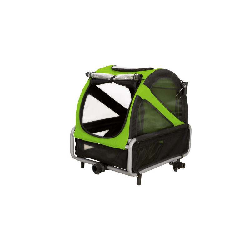 Doggyride mini remorque vélo pour chien vert
