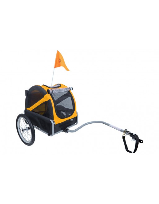 Doggyride mini hundefahrradanhänger Orange