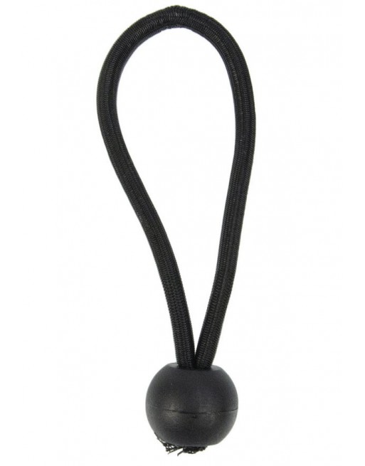 Rain tent tensioner elastic with ball black