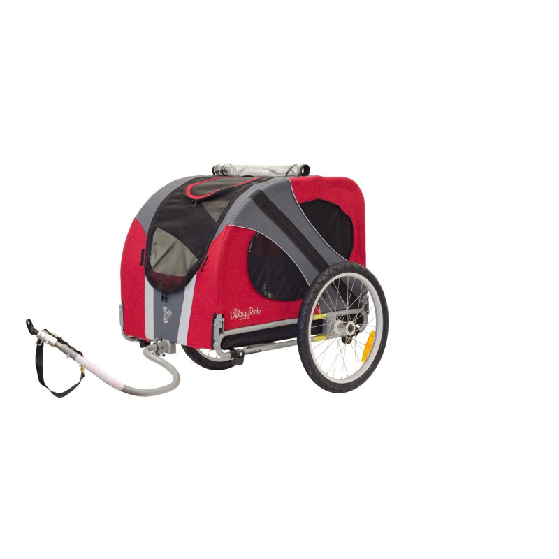 Doggyride Novel remorque vélo pour chien - Rouge