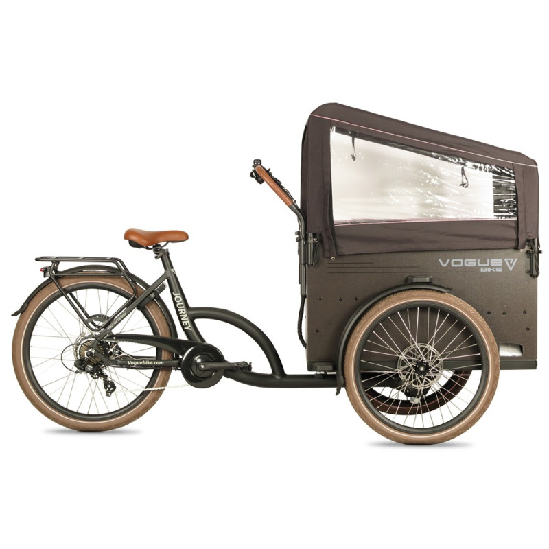 Vogue Journey – Elektrische Driewiel Bakfiets met Hydraulische Remmen