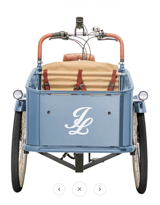 Johnny Loco E-Bike Cargo Earl grey 5.3 kindertransportrad
