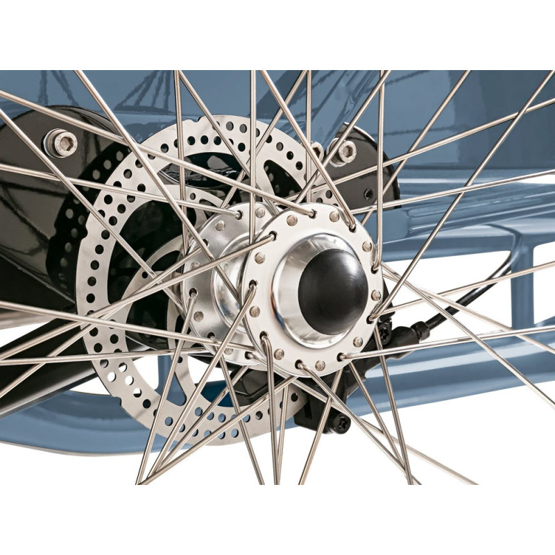 Johnny Loco e-bike Earl grey 5.3 triporteur électrique
