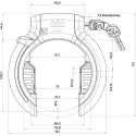 Axa ring lock Imenso Large