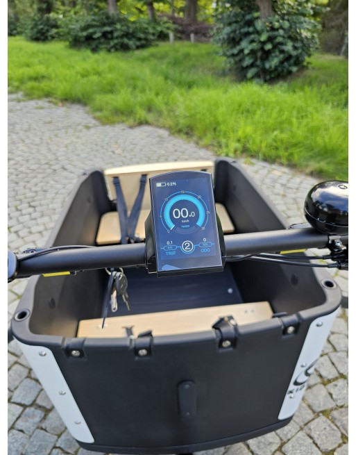 Vélo cargo électrique KidsCab Royal Deluxe 3