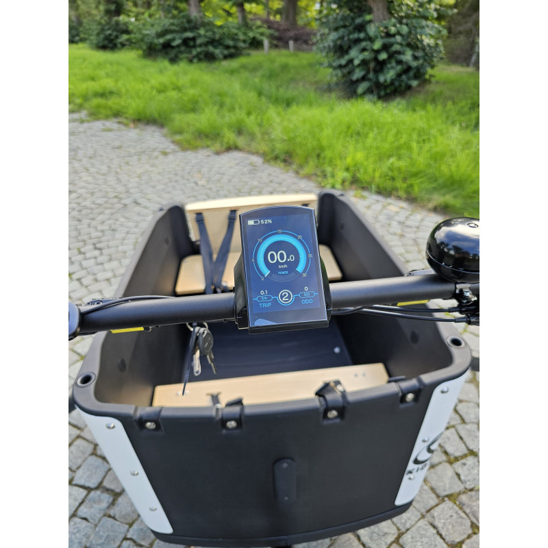 Vélo cargo électrique KidsCab Royal Deluxe 3