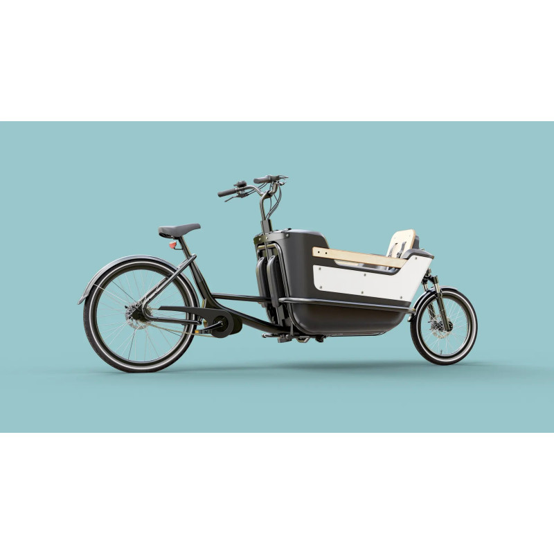 KidsCab Royal Deluxe 2 Elektrische Bakfiets - Enviolo Carbon Gates