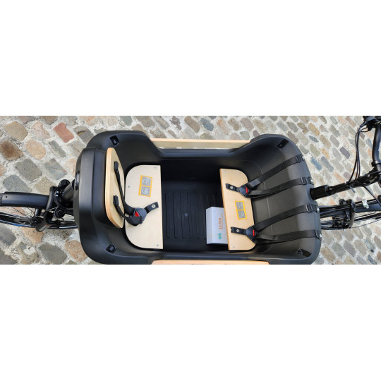 KidsCab Royal Deluxe 2 Vélo cargo électrique - Enviolo Carbon Gates