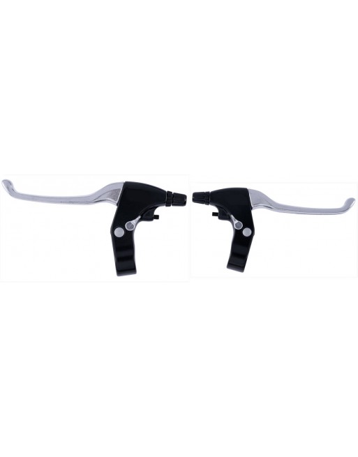 Brake lever with parking button