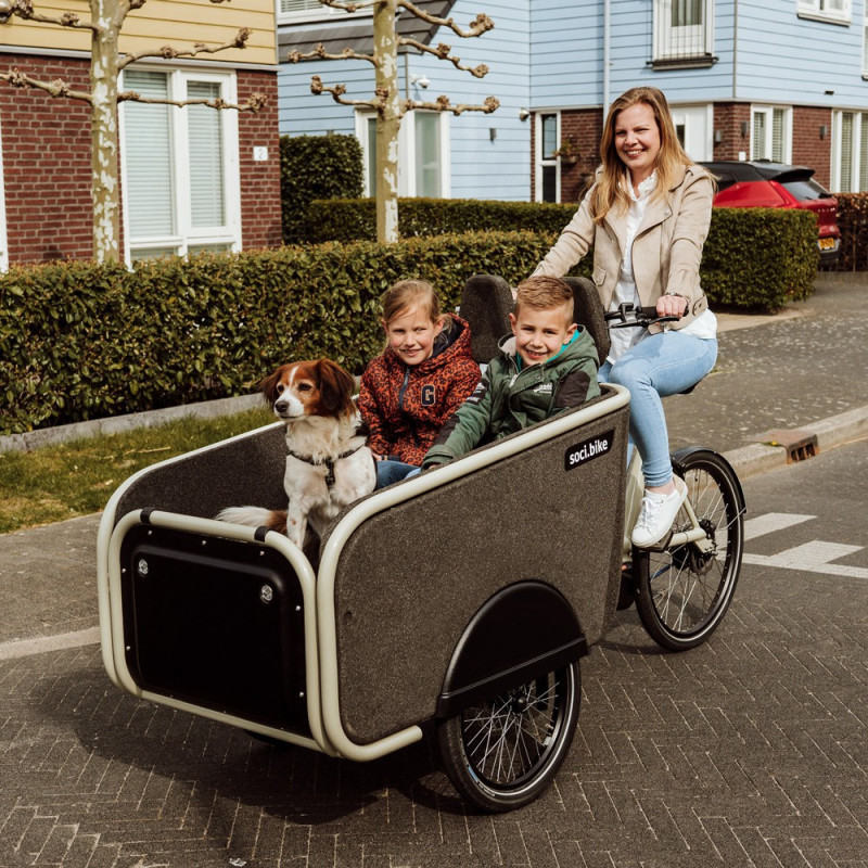 Vélo cargo électrique SociBike Family