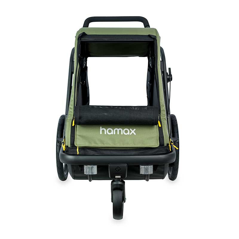 Hamax Pluto M Hondenfietskar – Veilig, Comfortabel & Compleet met Buggyset