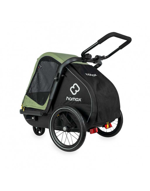 Hamax Pluto M Hondenfietskar – Veilig, Comfortabel & Compleet met Buggyset