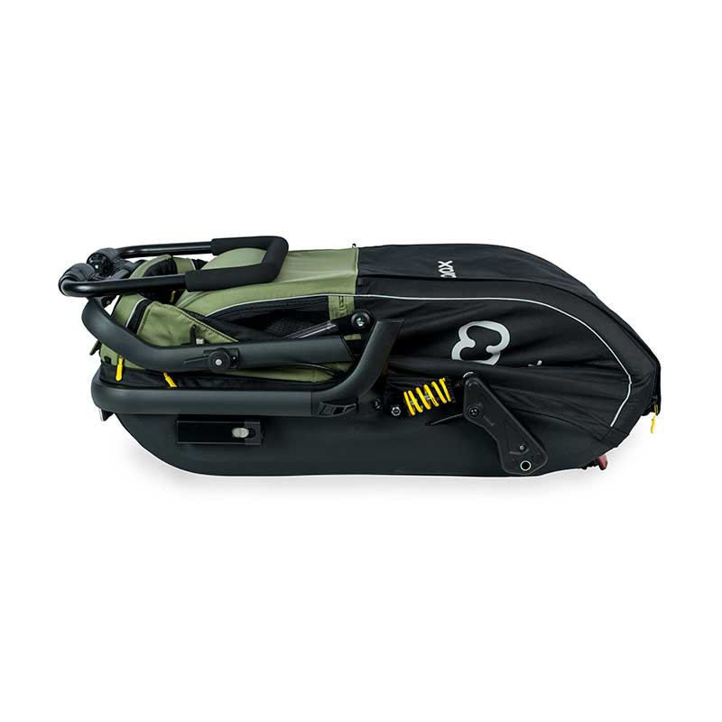 Hamax Pluto M Hondenfietskar – Veilig, Comfortabel & Compleet met Buggyset